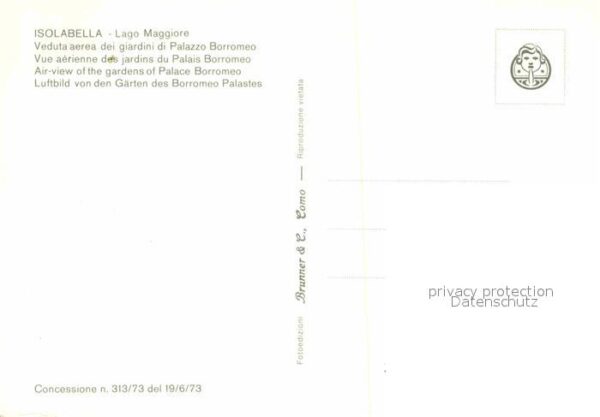 Isola Bella Lago Maggiore Fliegeraufnahme – Bild 2