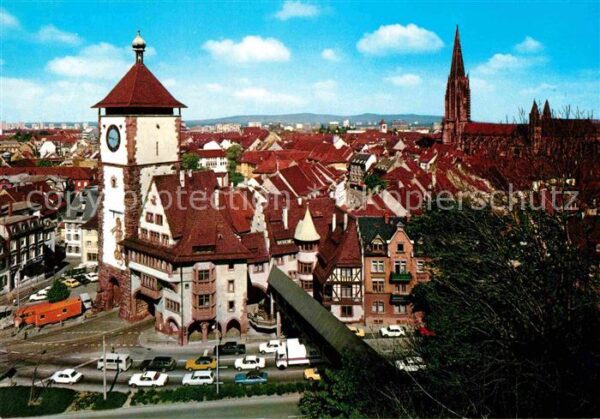 Freiburg Breisgau Schwabentor und Münster