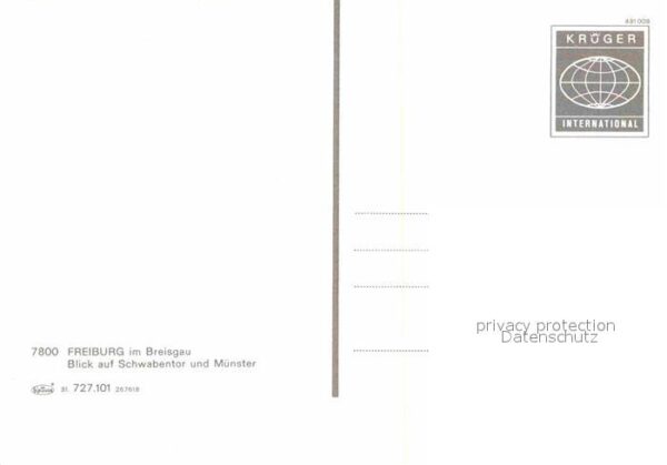 Freiburg Breisgau Schwabentor und Münster – Bild 2