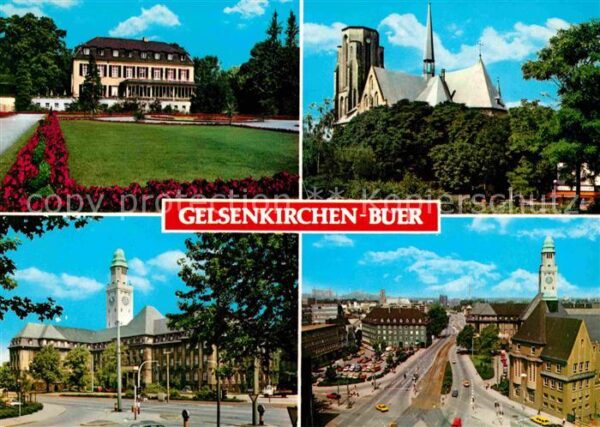 Buer Gelsenkirchen Ville Kirche Teilansicht