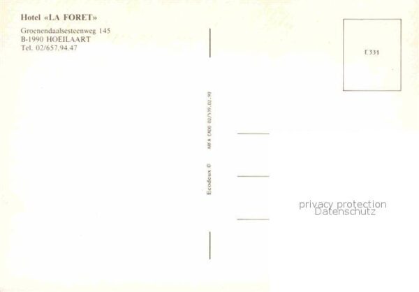 Hoeilaart Hotel La Foret – Bild 2
