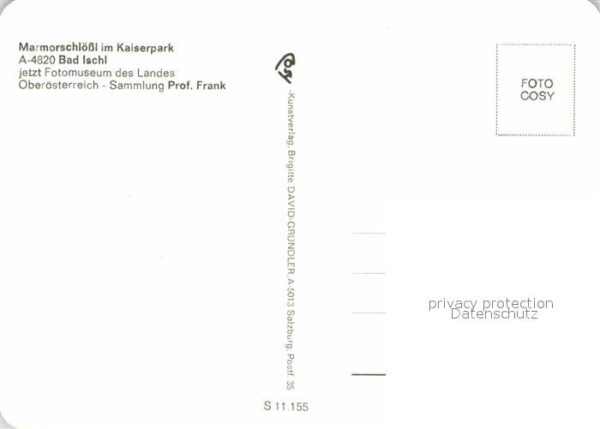 Bad Ischl Salzkammergut Mamorschlössli im Kaiserpark – Bild 2