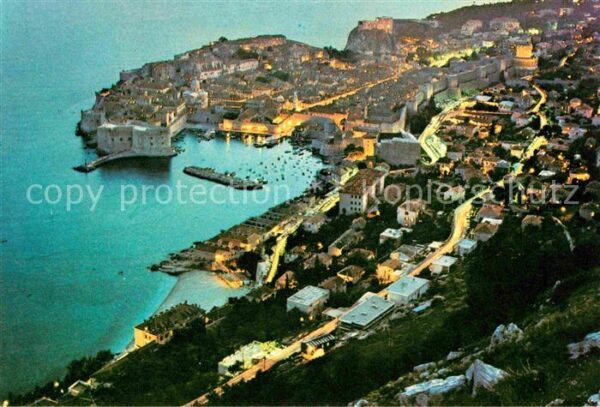 Dubrovnik Ragusa Fliegeraufnahme