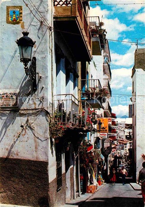 Benidorm Typische Strasse