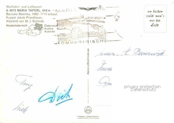 Maria Taferl Fliegeraufnahme Barocke Basilika – Bild 2