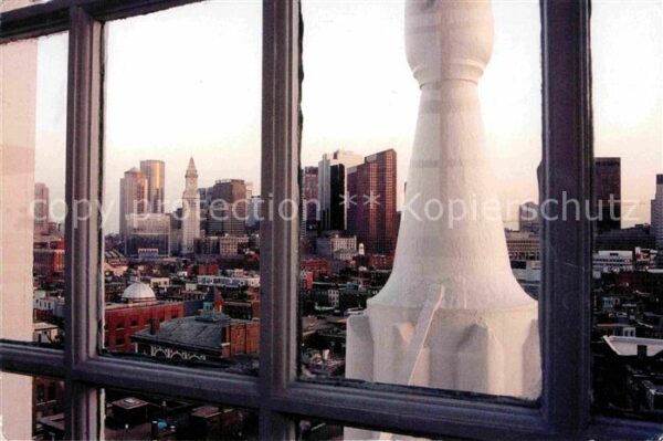 Boston Blick vom Customs House Tower