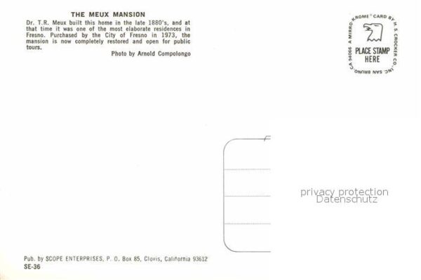 Fresno California The Meux Mansion – Bild 2