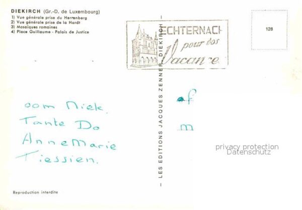 Diekirch Gesamtansicht Herrenberg Hardt Justitz – Bild 2