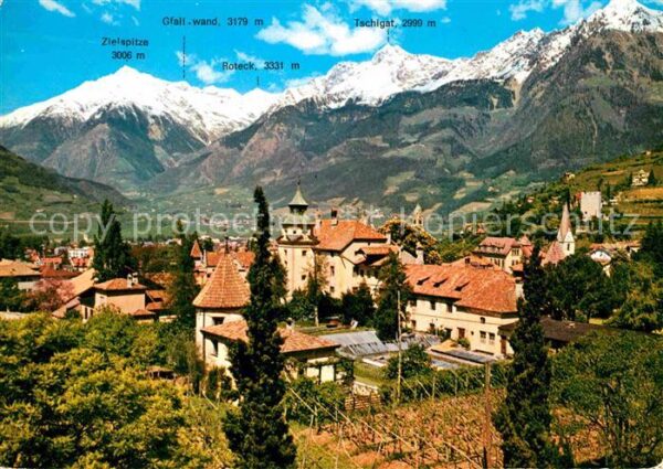 Merano Meran Blick zur Texelgruppe