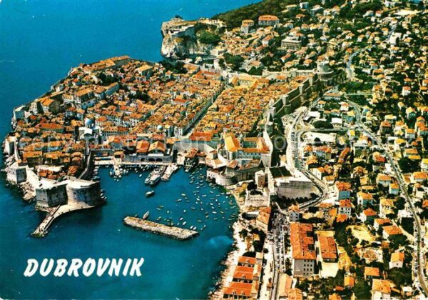 Dubrovnik Ragusa Fliegeraufnahme