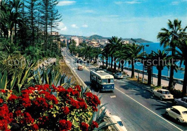 San Remo Strandpromenade Via Aurella