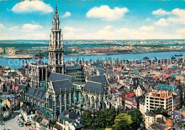 Antwerpen Anvers Dom und Scheide