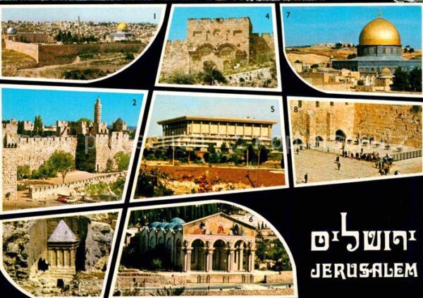 Jerusalem Yerushalayim Altstadt Zidadelle Goldene Brücke Dom