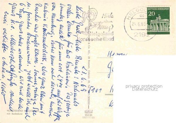 Helgoland Fliegeraufnahme mit Badedüne – Bild 2