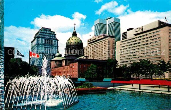 Montreal Quebec La ville vue de la Place du Canada