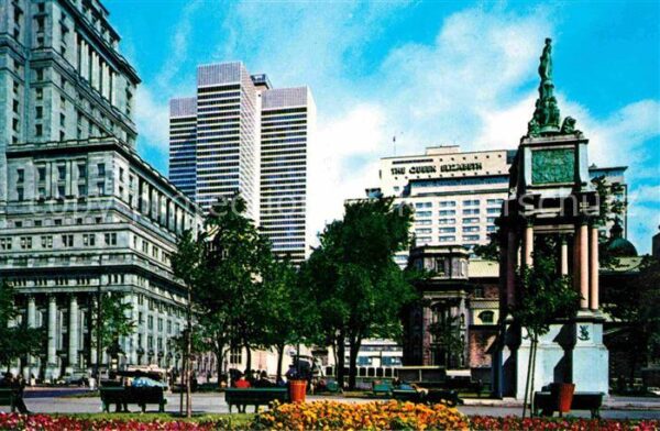 Montreal Quebec Square Dominion Monument