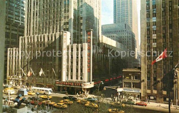 New York City Radio City Music Hall Rockefeller Cente