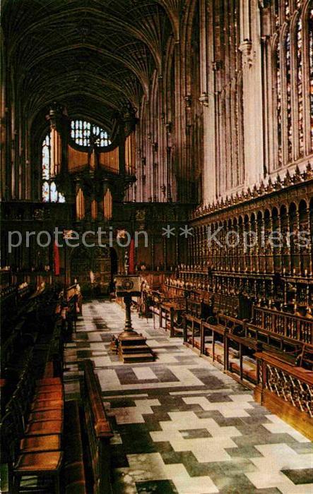 Cambridge Cambridgeshire Kings College Chapel Choir Cotman Color
