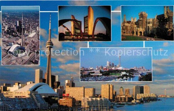 Toronto Canada Views of the City Downtown CN Tower Rog