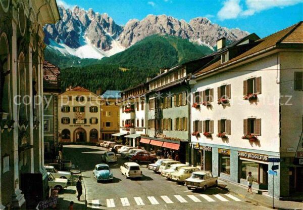 San Candido Innichen Dorfpartie Dolomiten