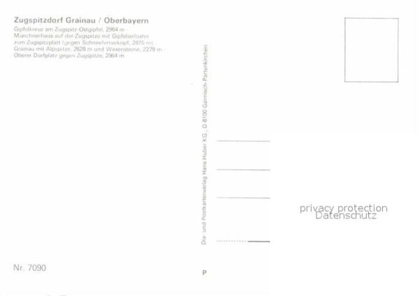 Grainau Dorfpartien Kirche Brunnen Zugspitze Gi – Bild 2
