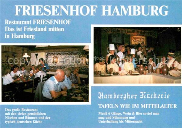 Hamburg Restaurant Friesenhof Hamborgher Kücher