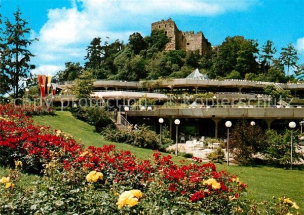 Badenweiler Kurhaus Burgruine Thermalkurort im Schw