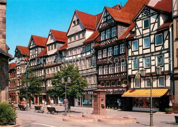 Hann. Muenden Lange Strasse Fachwerkhäuser