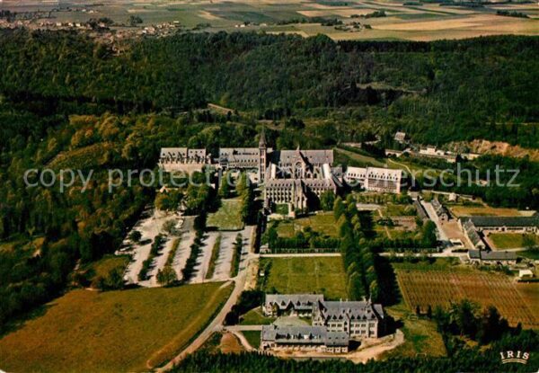 Maredsous Abbaye Kloster Fliegeraufnahme