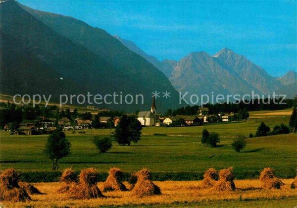 Niederrasen Panorama Pustertal Alpen