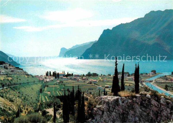 Torbole Lago di Garda Panorama Gardasee Alpen