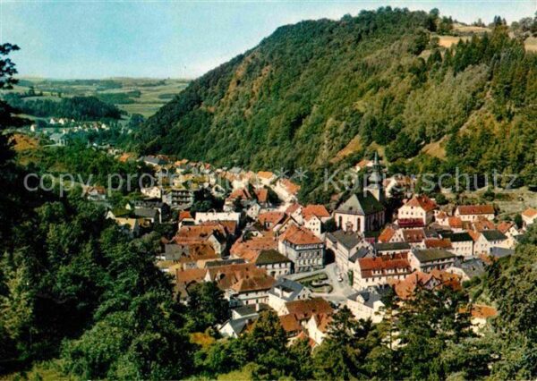 Bad Berneck Panorama Blick von der schönen Aussicht