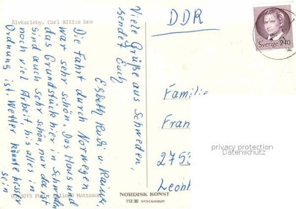 Aelvkarleby Carl XIII bro Brücke – Bild 2