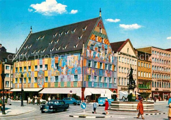 Augsburg Weberhaus am Moritzplatz ehemaliges Zun