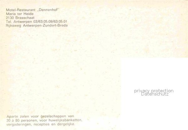 Brasschaat Motel Restaurant Dennenhof – Bild 2