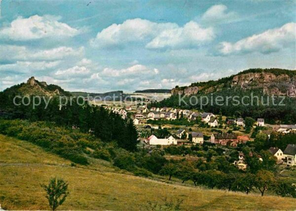 Gerolstein Panorama Stadt der Mineralquellen und P