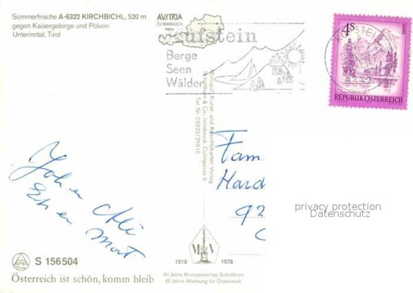 Kirchbichl Tirol Inn Brücke gegen Kaisergebirge und Pölv – Bild 2
