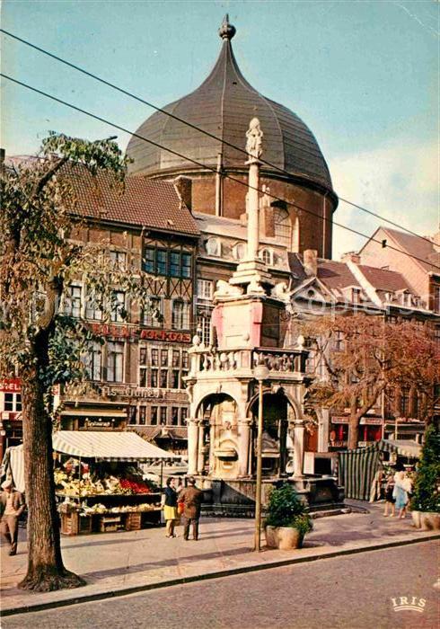 Liege Luettich Le Perron Marktbrunnen