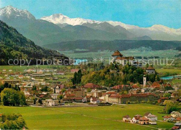Kufstein Tirol Festung gegen Gratlspitze und Kellerjoc