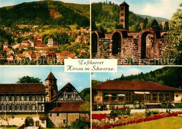 Hirsau Teilansichten Kloster Turm Fachwerk Gas
