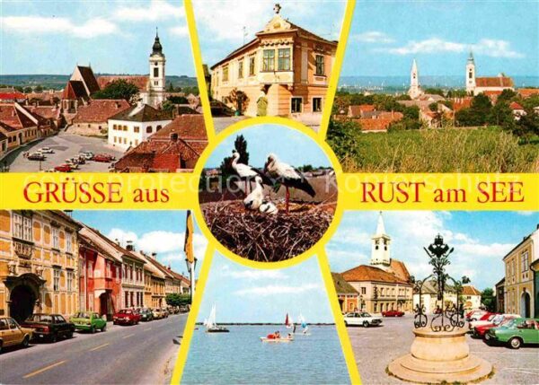 Rust Burgenland Rathausplatz Gotische Fischerkirche Bür