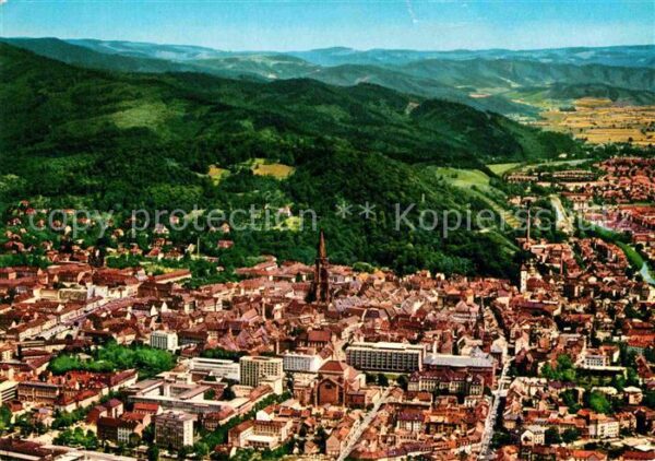 Freiburg Breisgau Fliegeraufnahme