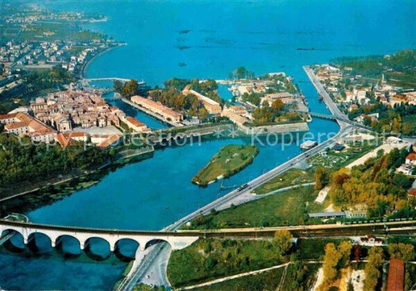 Peschiera del Garda Gardasee Fliegeraufnahme