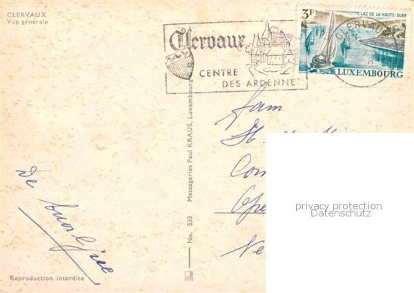 Clervaux Vue generale Chateau – Bild 2
