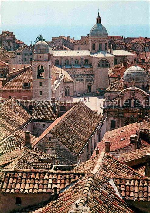 Dubrovnik Ragusa Blick über die Dächer der Altstadt
