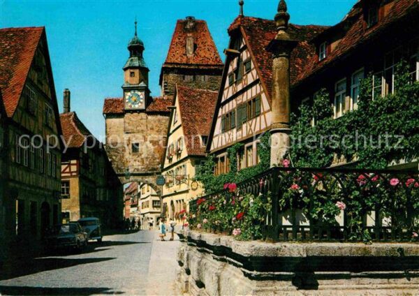 Rothenburg Tauber Röderbogen mit Markusturm