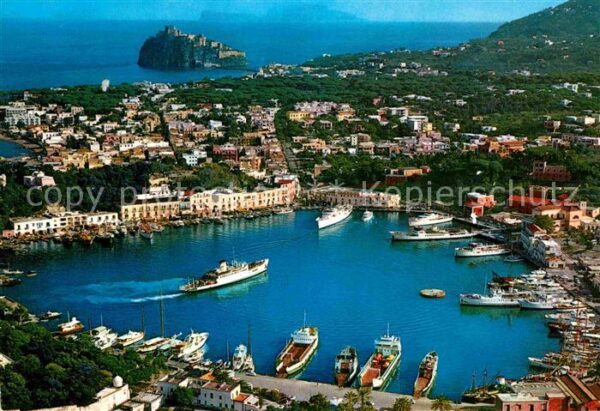 Ischia Porto Castello veduta aerea