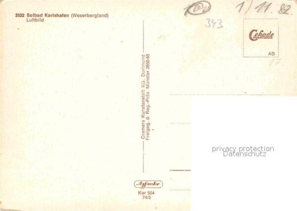 Bad Karlshafen Luftbild Solbad Weserbergland – Bild 2