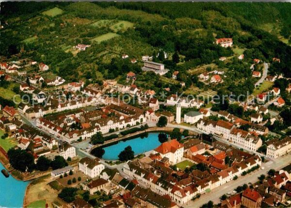 Bad Karlshafen Solbad Weserbergland Fliegeraufnahme