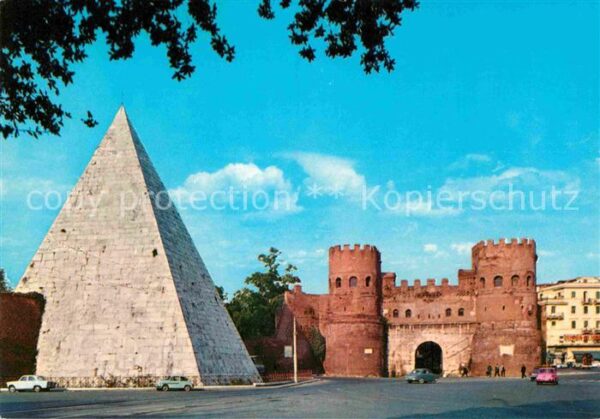 Roma Rom La Piramide Cestia Pyramide von Coestiu